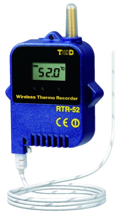 Registran teplomr s LCD, extern idlo, rdiov - RTR-52A-