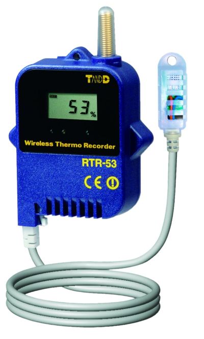 Reg. vlhkomr/teplomr, LCD, ext. idlo, rdio - RTR-53A-