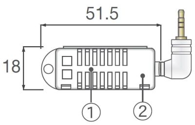 idlo teploty/vlhkosti, na konektoru - THA-3001