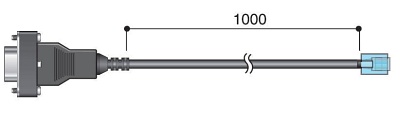 Kabel sriov mezi PC a RTR-57C, TR-50C - TR-09C