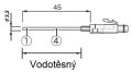 Extern idlo pro TR/RTR-52, 45mm, fluoropolymer - TR-5101